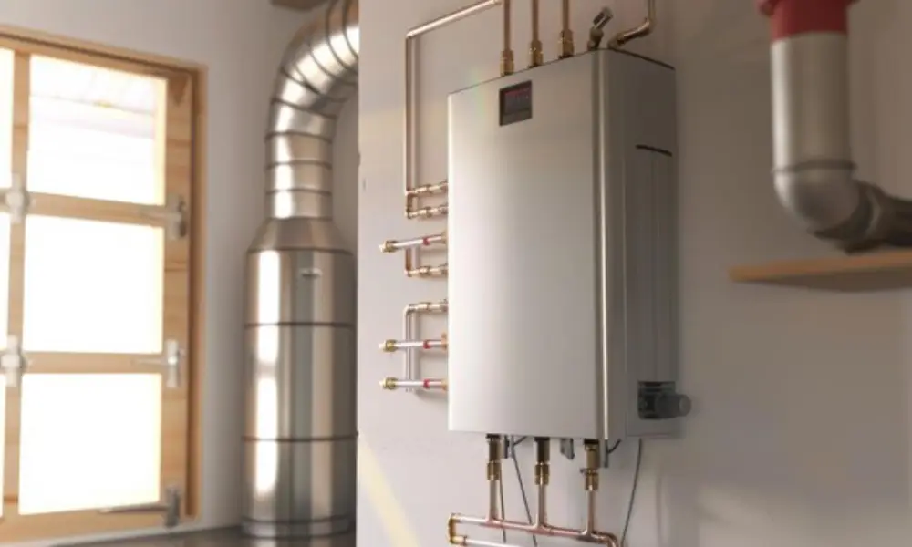 Pink Duck Plumbing water heater installation