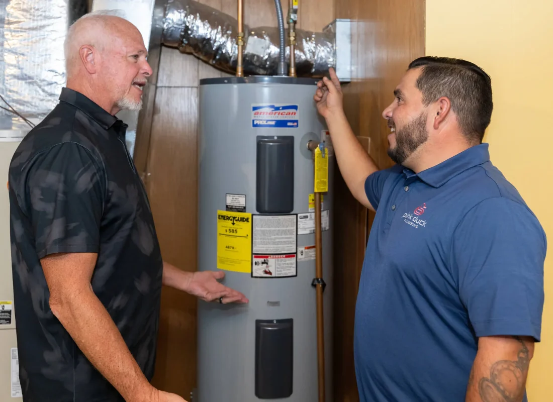 Experienced plumber using advanced leak detection tool in Blountville basement