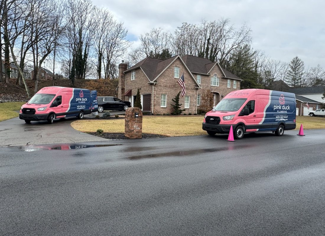 Pink Duck Plumbing professional pipe installation