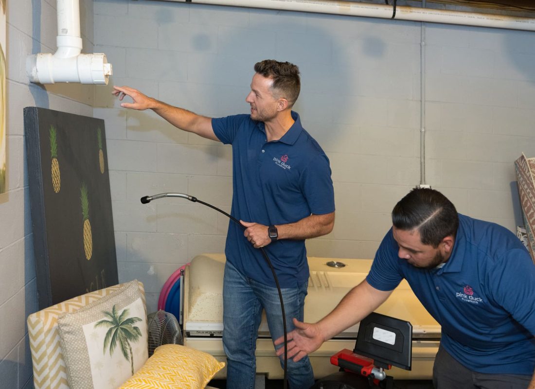 Pink Duck Plumbing leak detection service