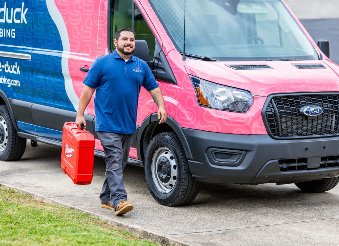 Pink Duck Plumbing residential plumbing service